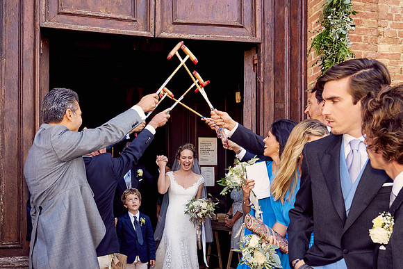 Caroline & Luciano Tattoni wedding
