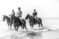 Beach Swim B&W