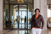 Nacho Figueras in Ralph Lauren at the St. Regis Hotel for the RAKE magazine.