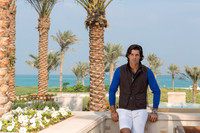 Nacho Figueras in Ralph Lauren at the St. Regis Hotel for the RAKE magazine.