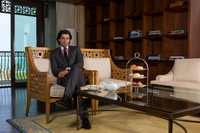 Nacho Figueras in Ralph Lauren at the St. Regis Hotel for the RAKE magazine.