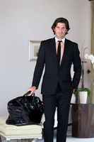 Nacho Figueras in Ralph Lauren at the St. Regis Hotel for the RAKE magazine.