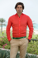 Nacho Figueras in Ralph Lauren at the St. Regis Hotel for the RAKE magazine.