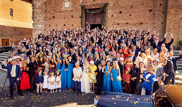 Caroline & Luciano Tattoni wedding