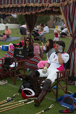Polo Match at Ghantoot Polo Club - St. Regis vs ADCB for the Pink Polo Day charity