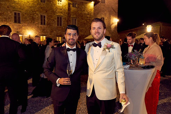 Caroline & Luciano Tattoni wedding