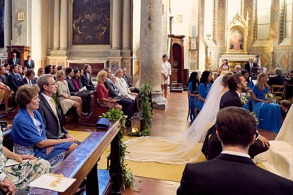 Caroline & Luciano Tattoni wedding