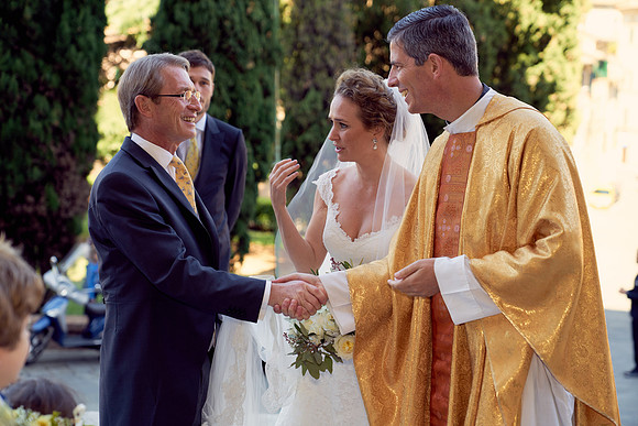 Caroline & Luciano Tattoni wedding