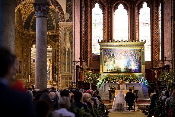 Caroline & Luciano Tattoni wedding