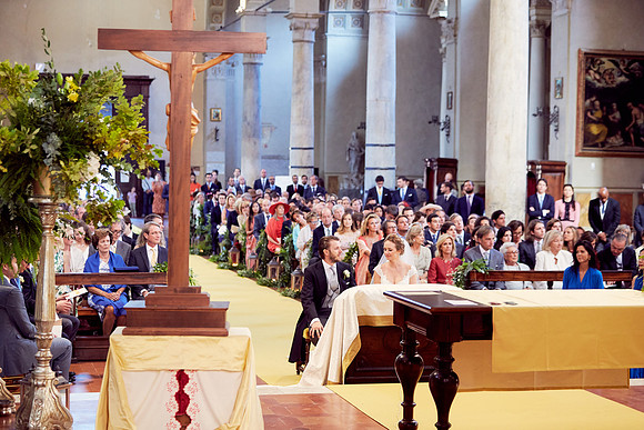 Caroline & Luciano Tattoni wedding