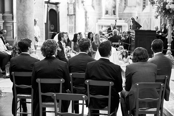 Caroline & Luciano Tattoni wedding