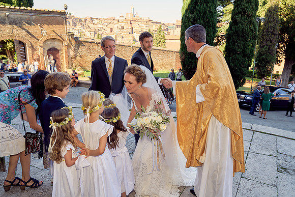 Caroline & Luciano Tattoni wedding