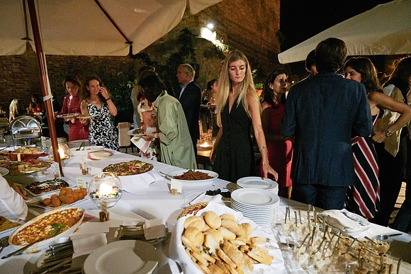 Caroline & Luciano Tattoni wedding