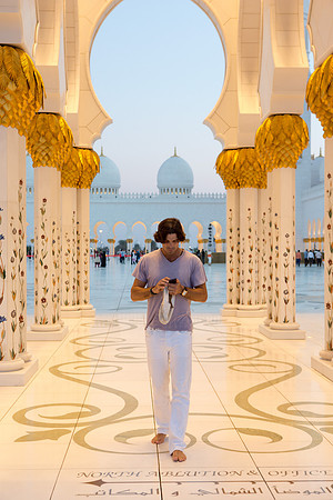 Nacho Figueras, Alison Chadwick Kelley, Wille Jol and Dominic James taken on Saadiyat Island