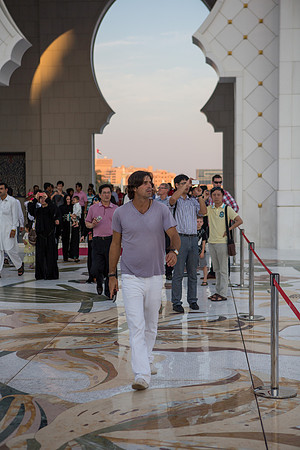 Nacho Figueras, Alison Chadwick Kelley, Wille Jol and Dominic James taken on Saadiyat Island