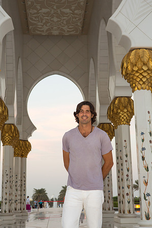 Nacho Figueras, Alison Chadwick Kelley, Wille Jol and Dominic James taken on Saadiyat Island