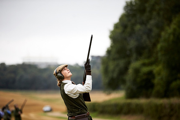 Goodwood Estate partridge shoot