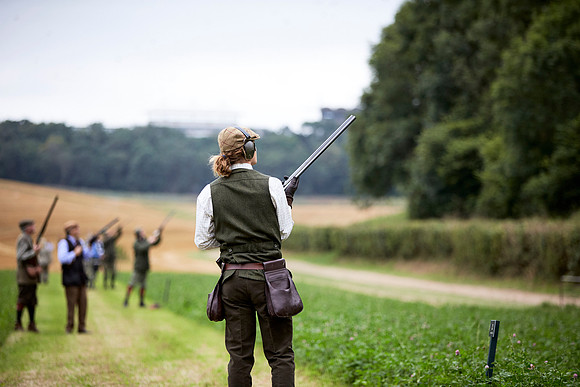 Goodwood Estate partridge shoot