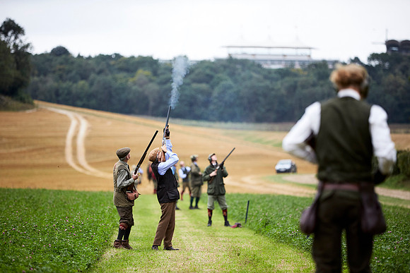 Goodwood Estate partridge shoot