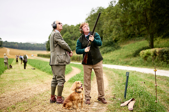 Goodwood Estate partridge shoot