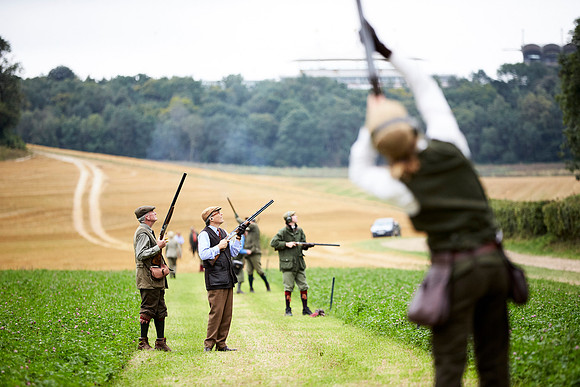 Goodwood Estate partridge shoot