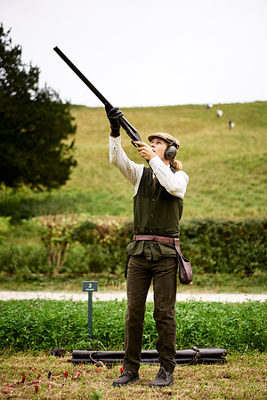 Goodwood Estate partridge shoot