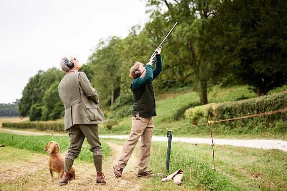 Goodwood Estate partridge shoot
