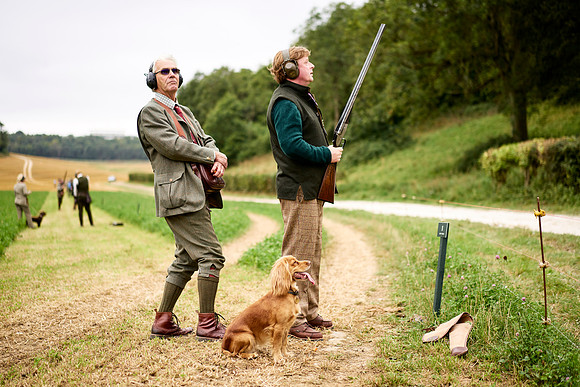 Goodwood Estate partridge shoot