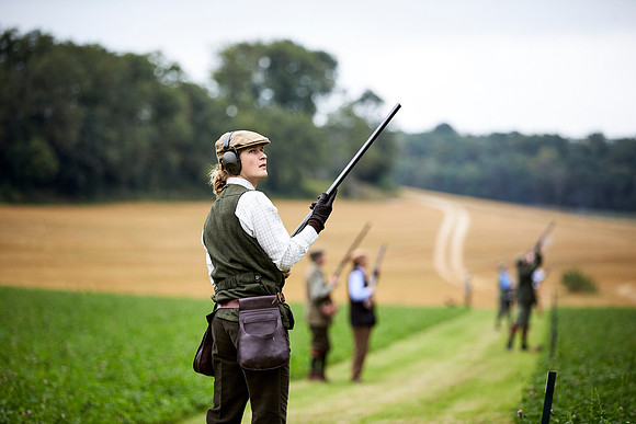 Goodwood Estate partridge shoot