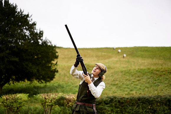 Goodwood Estate partridge shoot