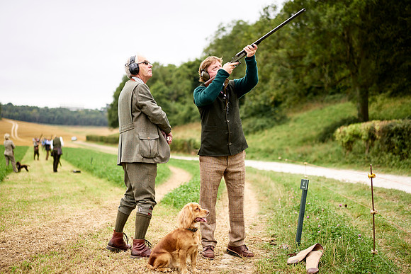 Goodwood Estate partridge shoot