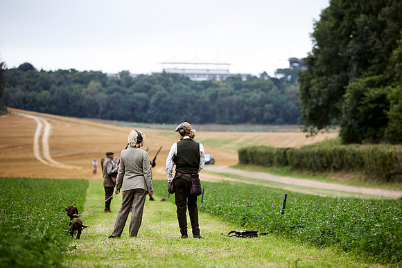 Goodwood Estate partridge shoot