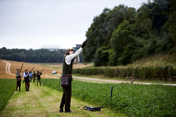 Goodwood Estate partridge shoot