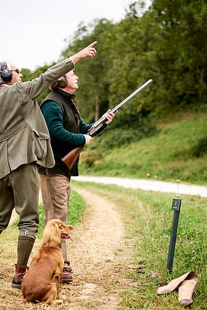 Goodwood Estate partridge shoot