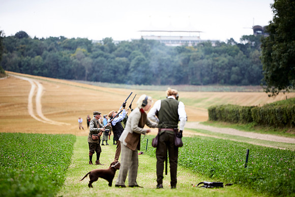 Goodwood Estate partridge shoot