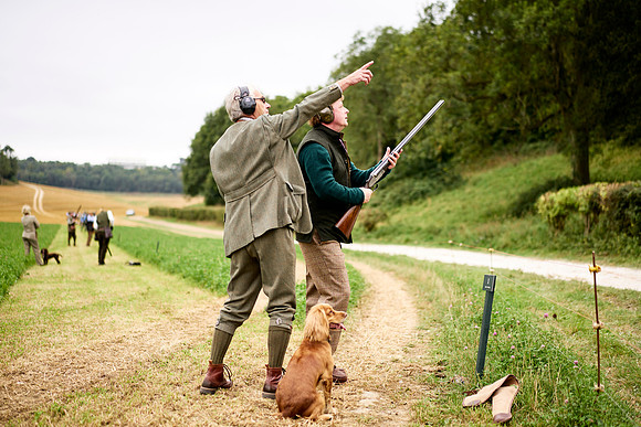 Goodwood Estate partridge shoot