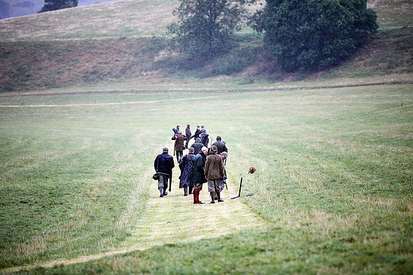 Goodwood Estate partridge shoot