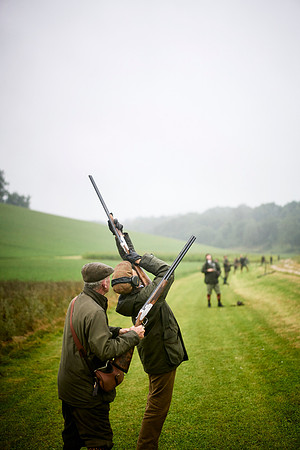 Goodwood Estate partridge shoot
