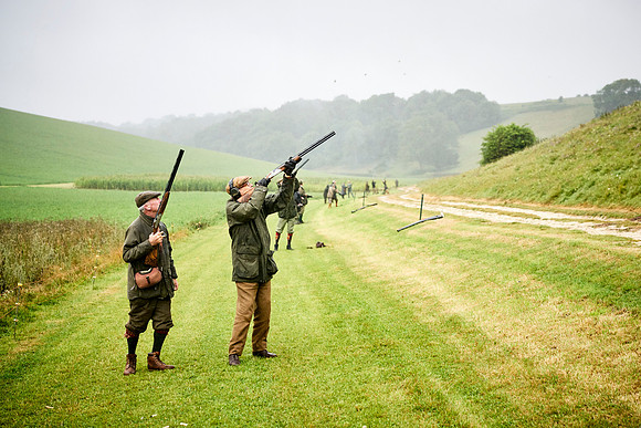 Goodwood Estate partridge shoot