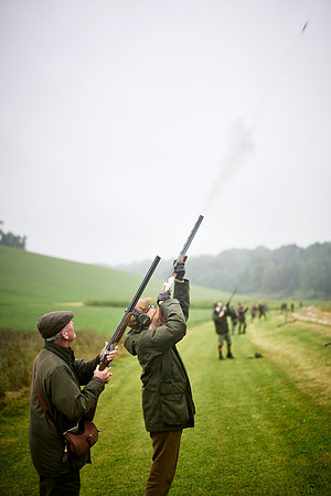 Goodwood Estate partridge shoot