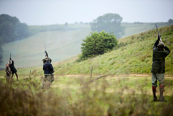 Goodwood Estate partridge shoot