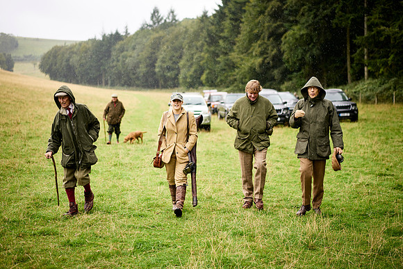 Goodwood Estate partridge shoot