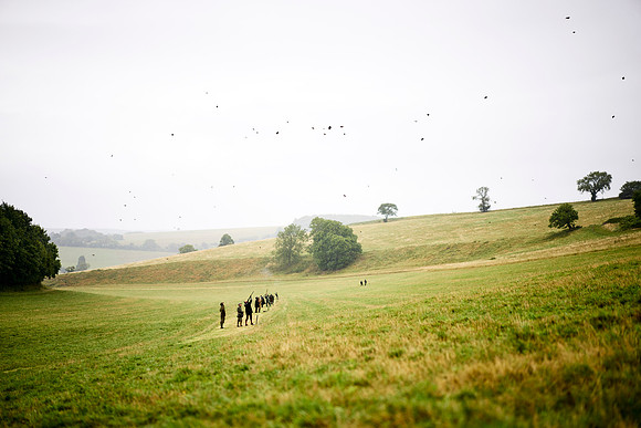 Goodwood Estate partridge shoot