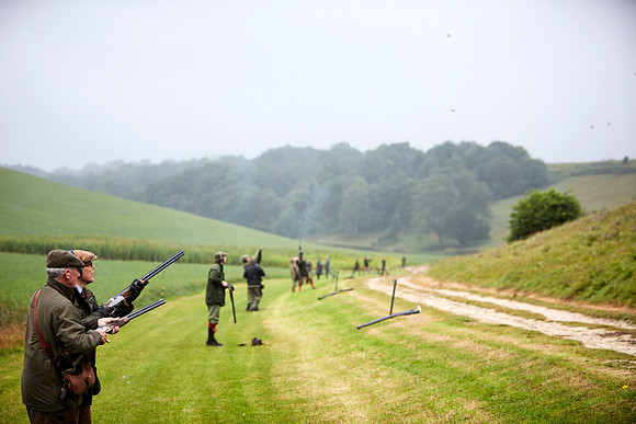 Goodwood Estate partridge shoot
