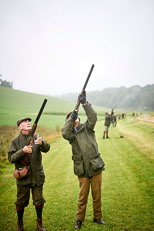 Goodwood Estate partridge shoot