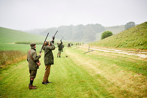 Goodwood Estate partridge shoot