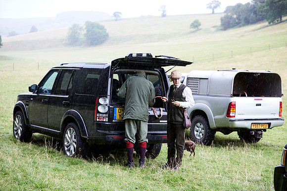 Goodwood Estate partridge shoot