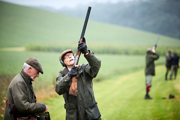Goodwood Estate partridge shoot