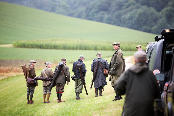 Goodwood Estate partridge shoot