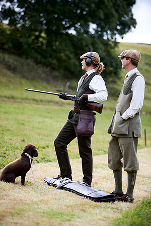 Goodwood Estate partridge shoot